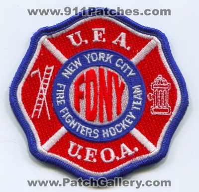 New York City Fire Department FDNY Firefighters Hockey Team Patch (New York)
Scan By: PatchGallery.com
Keywords: of dept. f.d.n.y. company co. station ufa u.f.a. ufoa u.f.o.a.
