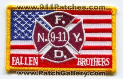 New York City Fire Department FDNY Fallen Brothers Patch (New York)
Scan By: PatchGallery.com
Keywords: of dept. f.d.n.y. 9-11