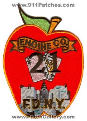 New York City Fire Department FDNY Engine 21 (New York)
Scan By: PatchGallery.com
Keywords: of dept. f.d.n.y. company station eng. co.