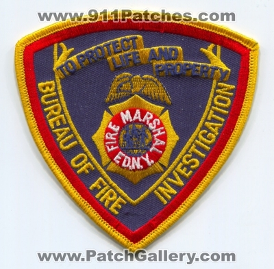 New York City Fire Department FDNY Bureau of Fire Investigation Patch (New York)
Scan By: PatchGallery.com
Keywords: of dept. f.d.n.y. marshal