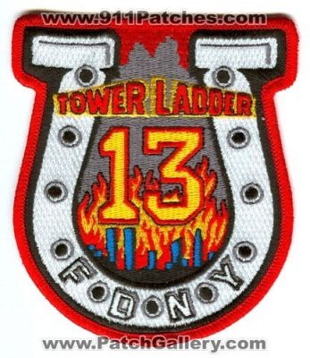 New York City Fire Department FDNY Tower Ladder 13 (New York)
Scan By: PatchGallery.com
Keywords: dept. of