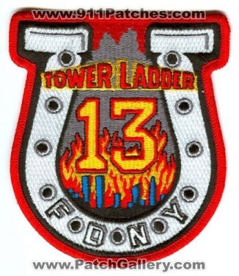 New York City Fire Department FDNY Tower Ladder 13 (New York)
Scan By: PatchGallery.com
Keywords: dept. of