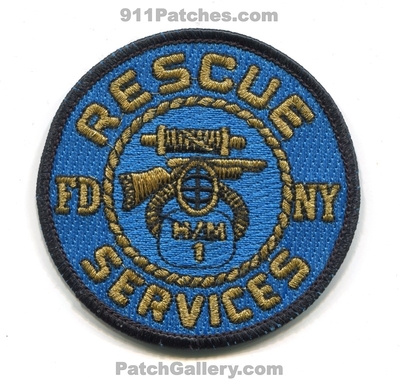 New York City Fire Department FDNY Rescue Services HazMat 1 Patch (New York)
Scan By: PatchGallery.com
Keywords: of dept. f.d.n.y. company co. station h/m hm haz-mat hazardous materials