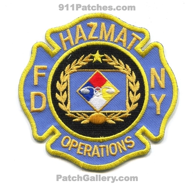 New York City Fire Department FDNY HazMat Operations Patch (New York)
Scan By: PatchGallery.com
Keywords: of dept. f.d.n.y. company co. station haz-mat hazardous materials
