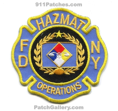 New York City Fire Department FDNY HazMat Operations Patch (New York)
Scan By: PatchGallery.com
Keywords: of dept. f.d.n.y. company co. station haz-mat hazardous materials