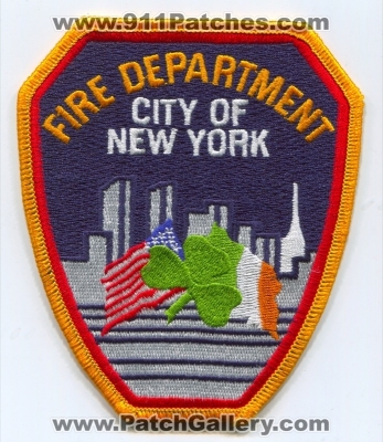 New York City Fire Department FDNY Irish Patch (New York)
Scan By: PatchGallery.com
Keywords: of dept. f.d.n.y.