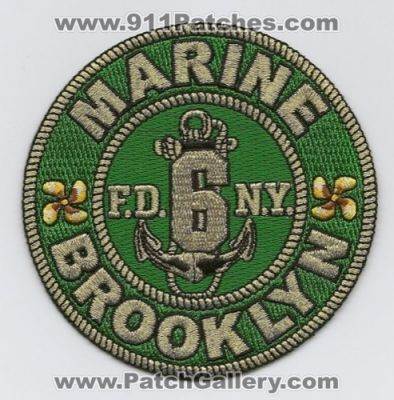 FDNY Fire Department Marine 6 Brooklyn (New York)
Thanks to Paul Howard for this scan.
Keywords: city of dept. f.d.n.y.