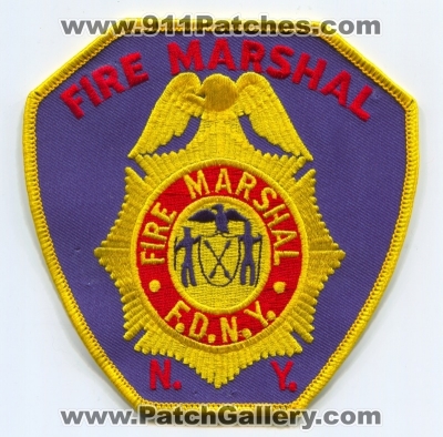 New York City Fire Department FDNY Fire Marshal Patch (New York)
Scan By: PatchGallery.com
Keywords: of dept. f.d.n.y.
