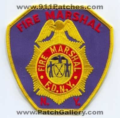 New York City Fire Department FDNY Fire Marshal Patch (New York)
Scan By: PatchGallery.com
Keywords: of dept. f.d.n.y.