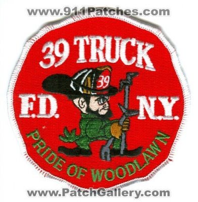 New York City Fire Department FDNY Truck 39 (New York)
Scan By: PatchGallery.com
Keywords: dept. of f.d.n.y. company station pride of woodlawn
