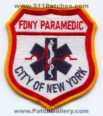 New York City Fire Department FDNY Paramedic Patch (New York)
Scan By: PatchGallery.com
Keywords: of dept. f.d.n.y. ems