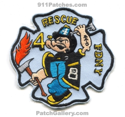 New York City Fire Department FDNY Rescue 4 Patch (New York)
Scan By: PatchGallery.com
Keywords: of dept. f.d.n.y. company co. station