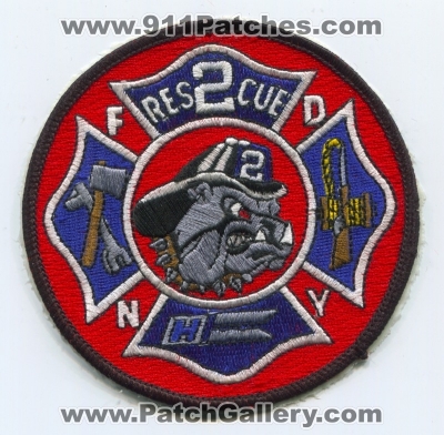 New York City Fire Department FDNY Rescue 2 Patch (New York)
Scan By: PatchGallery.com
Keywords: of dept. f.d.n.y. company co. station