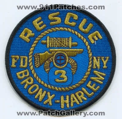 New York City Fire Department FDNY Rescue 3 Patch (New York)
Scan By: PatchGallery.com
Keywords: of dept. f.d.n.y. company co. station bronx harlem