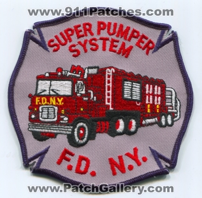 New York City Fire Department FDNY Super Pumper System Patch (New York)
Scan By: PatchGallery.com
Keywords: of dept. f.d.n.y. company co. station