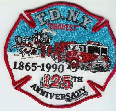 FDNY Fire 125th Anniversary (New York)
Thanks to Mark C Barilovich for this scan.
Keywords: department