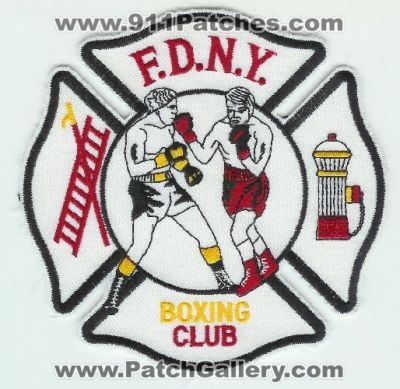 FDNY Fire Boxing Club (New York)
Thanks to Mark C Barilovich for this scan.
Keywords: department of f.d.n.y.