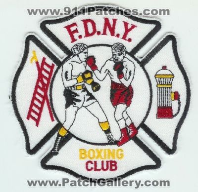 FDNY Fire Boxing Club (New York)
Thanks to Mark C Barilovich for this scan.
Keywords: department of f.d.n.y.