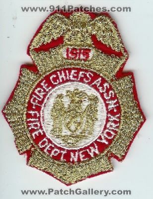 FDNY Fire Chiefs Association (New York)
Thanks to Mark C Barilovich for this scan.
Keywords: chief's dept. department of