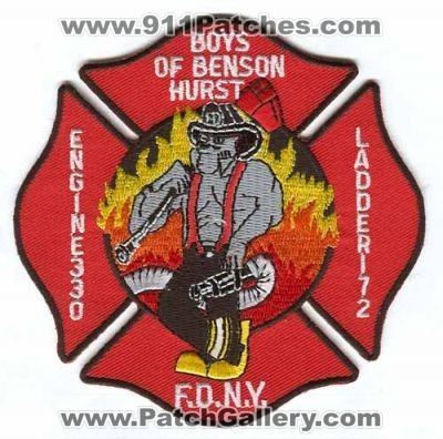 New York City Fire Department FDNY Engine 330 Ladder 172 (New York)
Scan By: PatchGallery.com
Keywords: of dept. f.d.n.y. company station boys of benson hurst