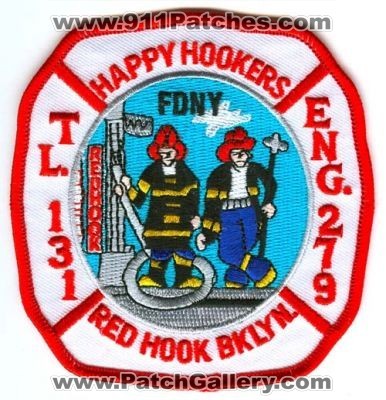 New York City Fire Department FDNY Engine 279 Tower Ladder 131 (New York)
Scan By: PatchGallery.com
Keywords: of dept. f.d.n.y. company station eng. tl. happy hookers red hook bklyn. brooklyn