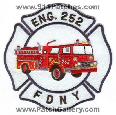 New York City Fire Department FDNY Engine 252 (New York)
Scan By: PatchGallery.com
Keywords: of dept. f.d.n.y. company station eng.