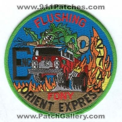 New York City Fire Department FDNY Engine 274 (New York)
Scan By: PatchGallery.com
Keywords: of dept. f.d.n.y. company station flushing orient express