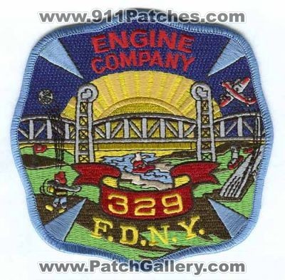 New York City Fire Department FDNY Engine 329 (New York)
Scan By: PatchGallery.com
Keywords: of dept. f.d.n.y. company station