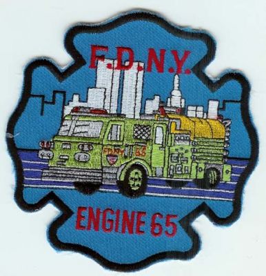 FDNY Fire Engine 65 (New York)
Thanks to Mark C Barilovich for this scan.
Keywords: department