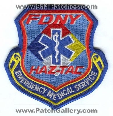 New York City Fire Department FDNY Haz-Tac EMS (New York)
Scan By: PatchGallery.com
Keywords: of dept. f.d.n.y. company co. station haztac emergency medical services hazmat haz-mat