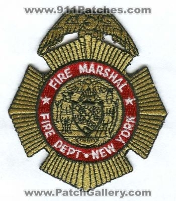 New York City Fire Department FDNY Fire Marshal Patch (New York)
Scan By: PatchGallery.com
Keywords: of dept. f.d.n.y.