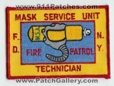 FDNY Fire Mask Service Unit Technician (New York)
Thanks to Mark C Barilovich for this scan.
Keywords: department of f.d.n.y. patrol