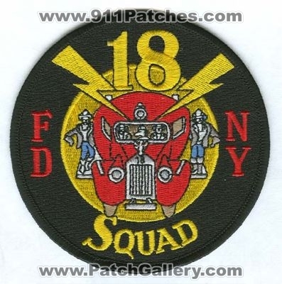 New York City Fire Department FDNY Squad 18 (New York)
Scan By: PatchGallery.com
Keywords: of dept. f.d.n.y. company co. station