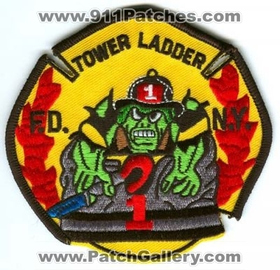 New York City Fire Department FDNY Tower Ladder 1 (New York)
Scan By: PatchGallery.com
Keywords: of dept. f.d.n.y. company co. station hulk