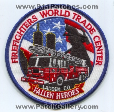 Firefighters World Trade Center Fallen Heroes Ladder Company Patch (New York)
Scan By: PatchGallery.com
Keywords: wtc co.