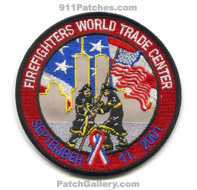 Firefighters World Trade Center September 11th 2001 Patch (New York)
Scan By: PatchGallery.com
Keywords: wtc