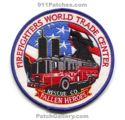 Firefighters World Trade Center Fallen Heroes Rescue Company Patch (New York)
Scan By: PatchGallery.com
Keywords: wtc co.