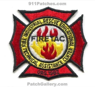 Fire Industrial Rescue Educational Technical Assistance Center FIRE-TAC Patch (West Virginia) (Confirmed)
Scan By: PatchGallery.com
Keywords: firetac org. 1982
