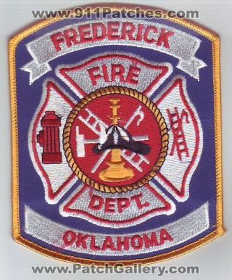 Frederick Fire Department (Oklahoma)
Thanks to Dave Slade for this scan.
Keywords: dept.