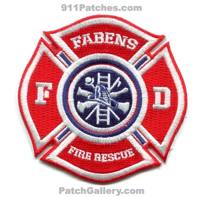 Fabens Fire Rescue Department Patch (Texas)
Scan By: PatchGallery.com
Keywords: dept. fd