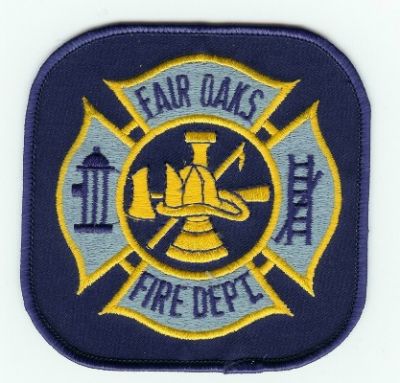 Fair Oaks Fire Dept
Thanks to PaulsFirePatches.com for this scan.
Keywords: california department