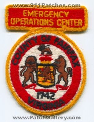 Fairfax County Emergency Operations Center Patch (Virginia)
Scan By: PatchGallery.com
Keywords: co. of eoc