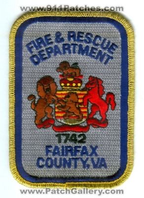 Fairfax County Fire and Rescue Department (Virginia)
Scan By: PatchGallery.com
Keywords: & dept. va