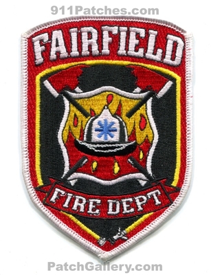Fairfield Fire Department Patch (California)
Scan By: PatchGallery.com
Keywords: dept.