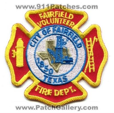 Fairfield Volunteer Fire Department (Texas)
Scan By: PatchGallery.com
Keywords: dept. city of