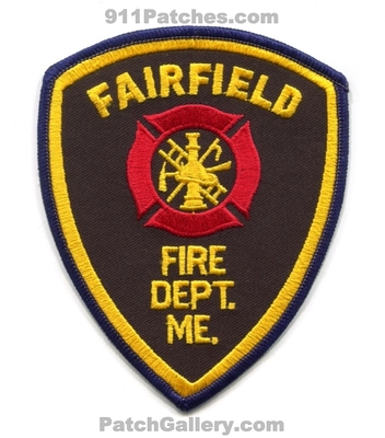 Fairfield Fire Department Patch (Maine)
Scan By: PatchGallery.com
Keywords: dept. me.