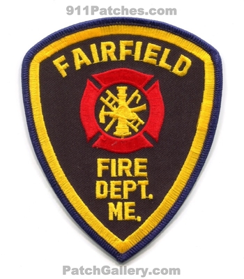Fairfield Fire Department Patch (Maine)
Scan By: PatchGallery.com
Keywords: dept.