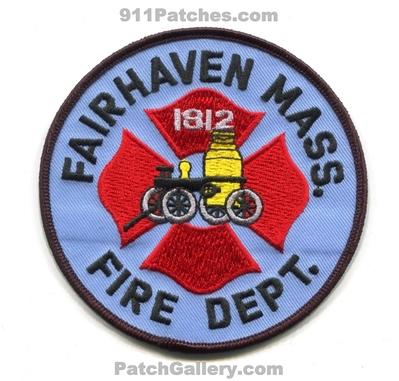 Fairhaven Fire Department Patch (Massachusetts)
Scan By: PatchGallery.com
Keywords: dept. mass. 1812