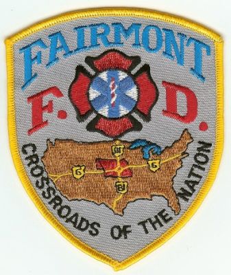 Fairmont FD
Thanks to PaulsFirePatches.com for this scan.
Keywords: nebraska fire department