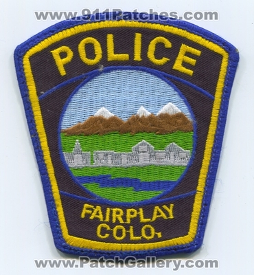 Fairplay Police Department Patch (Colorado)
Scan By: PatchGallery.com
Keywords: dept. colo.